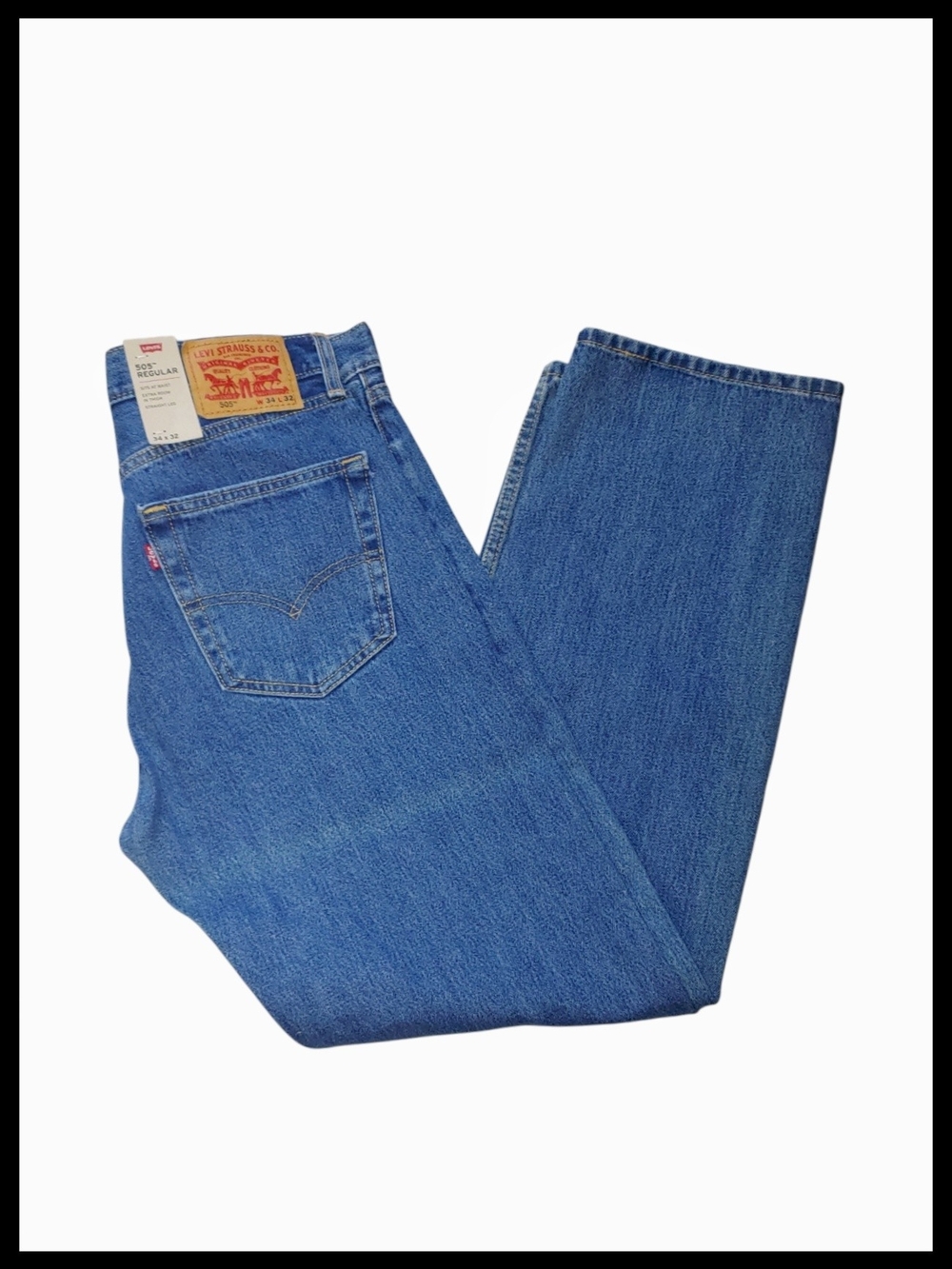 Levi's 505 Straight Leg Jeans in Blue